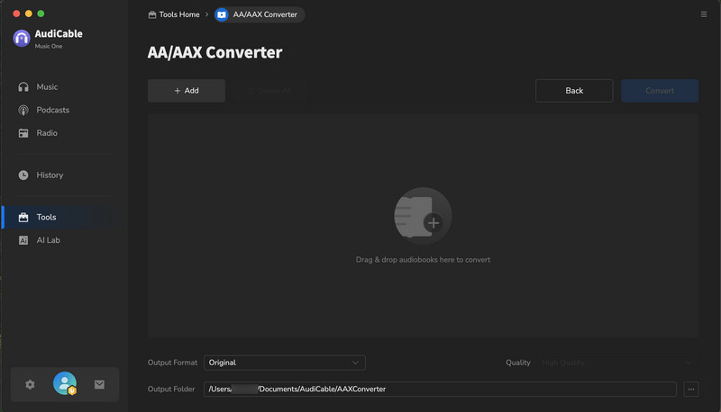 Convert AA/AAX Files