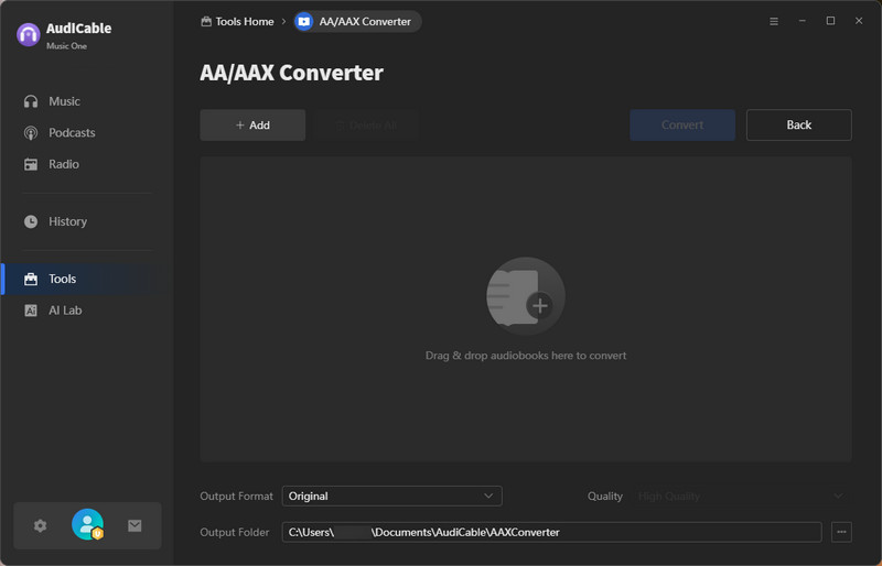 AA/AAX Audiobooks Converter
