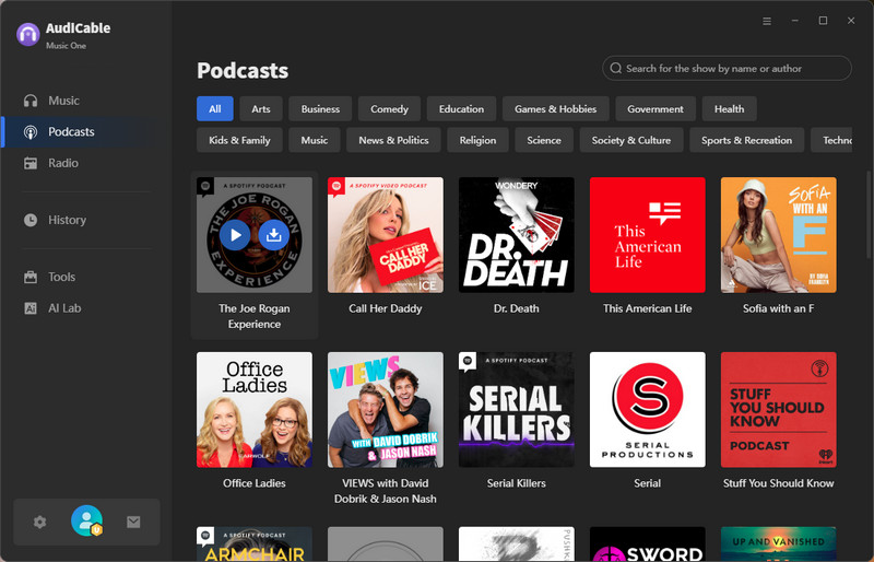 Download Podcasts to MP3