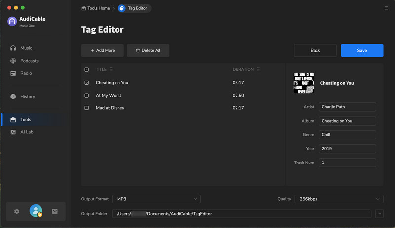 Edit ID3 Tags