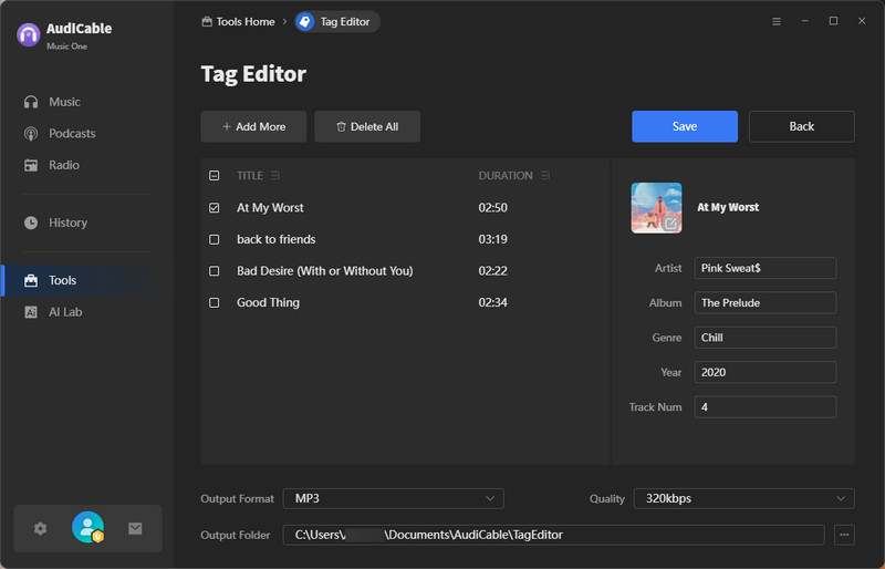 Edit ID3 Tags