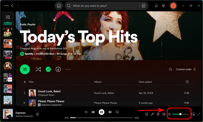 Increase Spotify Volume