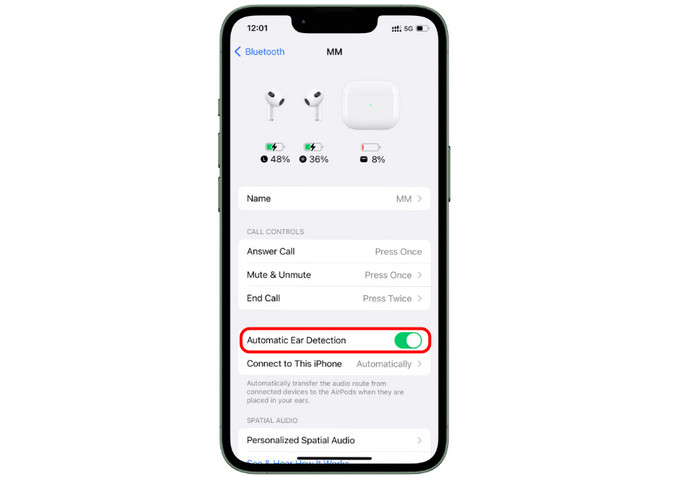 Adjust Aidpod Settings