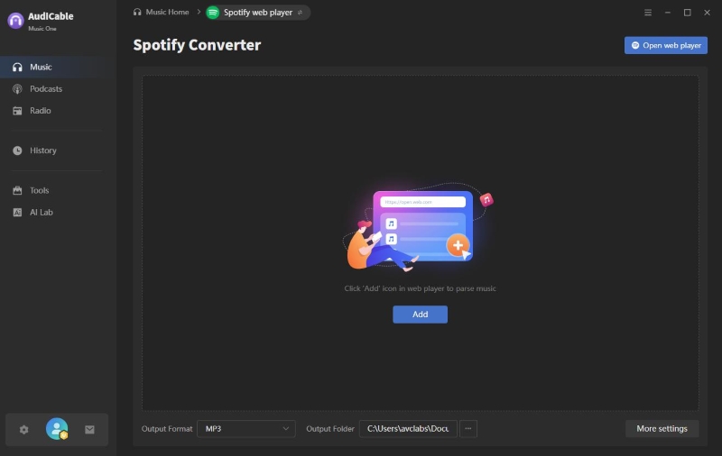 AudiCable Spotify Podcast Downloader