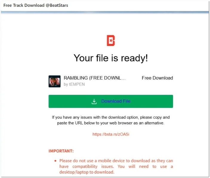 Beatstars Free MP3 Music Download Tested