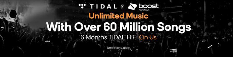 Get Boost Mobile Free Tidal