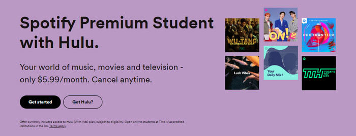 Spotify Hulu Bundle Subscription