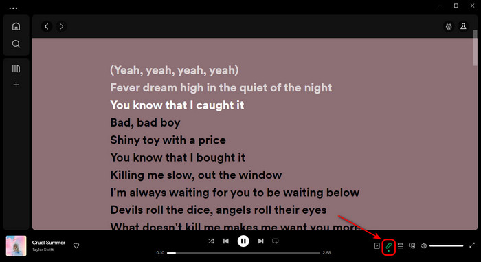Spotify Karaoke Mode PC