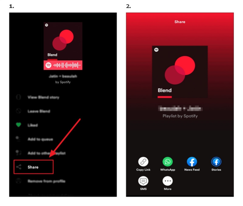 How to Share A Spotify Blend