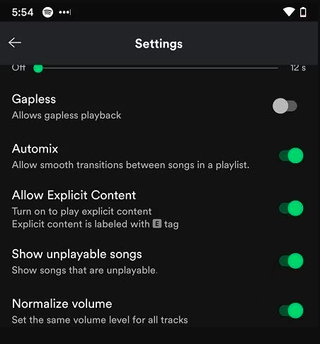 See Unplayable Songs
