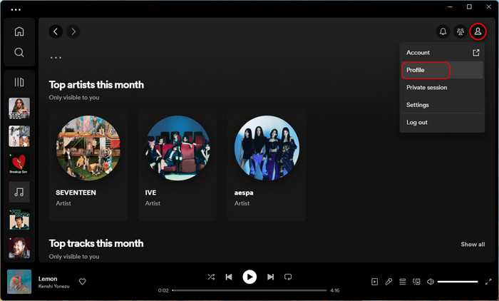 Check Top Artist