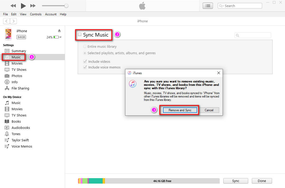 Sync Amazon Music to iPhone via iTunes