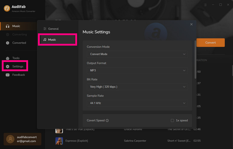 AudiFab Amazon Music to MP3 Converter