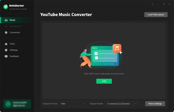 NoteBurner YouTube Music to MP3 Converter