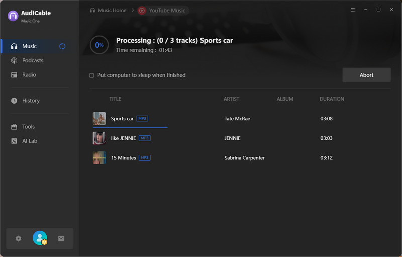 Convert YouTube Music to FLAC