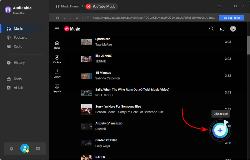 Download FLAC from YouTube Music